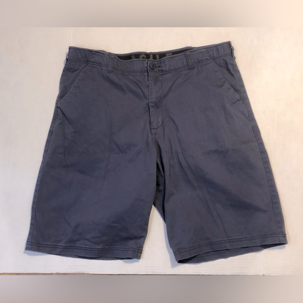 Agile Flat Front Indigo Blue Size 38